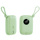 10000mAh Slanke Powerbank Met Ingebouwde Kabel