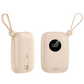 10000mAh Slanke Powerbank Met Ingebouwde Kabel