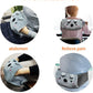❄️Zomerfresh 50% Korting!🧸Draagbare Warmwaterkruikgordel Met Pluchen Hoes – 900 ml navulbare warmtewikkel