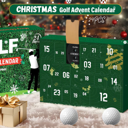 🎄24-delige Kerst-Golf-Adventskalender⛳️Elke Dag een Golfverrassing, Verbeter uw Spel & Duurzame Kwaliteit!
