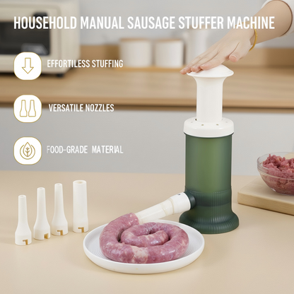 50% KORTING✨Handmatige Worstvulmachine – Makkelijk Vullen & Snel Schoonmaken, Ideaal voor Thuisgebruik! 🏠✨