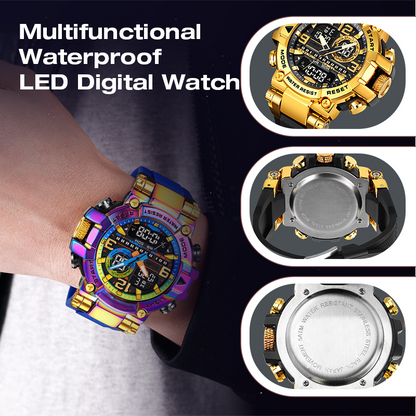 🔈🔈Tijdelijke 50% KORTING🔥Multifunctionele waterdichte digitale LED-horloge
