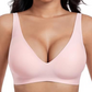 🎀  – de ultracomfortabele, draadloze damesbeha: naadloos, diep V-decolleté & push-up 💕