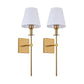 🛋️ 🪞Klassieke wandlamp met stoffen kap 🌙