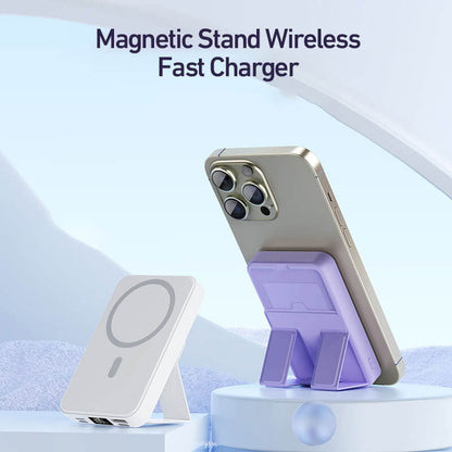 ⏳ FLASH SALE! ✨ Magneet Draadloze Powerbank | 60% in 30 Min ⚡ | 3 Apparaten Tegelijk | HALF PRICE 🎉