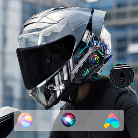 🎧50%  KORTING🏍️Bluetooth-headset voor motorfietsen, geschikt voor half- en integraalhelmen