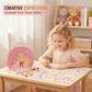 🔥AANBIEDING 49% KORTING✨JSR Speciaal Diamantschilderij & Prinsessen Schmink Knutselset | Folie Kunstboeken | Spelen op Papier voor Meisjes | Paas Cadeau