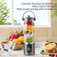🏖️🍹Zomersale - Tot 50% KORTING⚡50K+ VERKOCHT!🎁Draadloze Draagbare Blender met 10 Messen