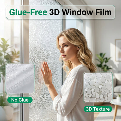 3D Statisch Hechtende Raamfolie