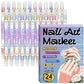 🥳HETE UITVERKOOP 2026🥳💞Meer dan 50k+ verkocht!✨Nail Art Stiften Set met Dubbele Punt | Professionele Pennen voor Nagelkunst