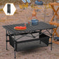 🏕️🪑🎒 Draagbare opvouwbare campingtafel met opbergtas 🧺✨