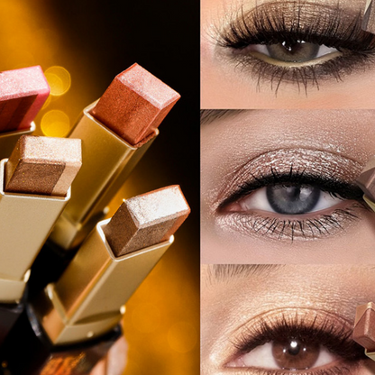 ⏰️Waterdichte tweekleurige oogstift met shimmer💅