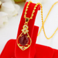 🔥2026 Hete Aanbieding 50% KORTING！！🎁Elegante Klavertje Vier Druppelvormige Ketting 14K Verguld, een Symbool van Geluk,💎💖