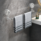 🧺🌀 Uittrekbare handdoekhouder met zuignap & wandmontage – bespaart ruimte! 🛠️✨