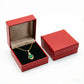 🔥2026 Hete Aanbieding 50% KORTING！！🎁Elegante Klavertje Vier Druppelvormige Ketting 14K Verguld, een Symbool van Geluk,💎💖