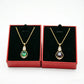 🔥2026 Hete Aanbieding 50% KORTING！！🎁Elegante Klavertje Vier Druppelvormige Ketting 14K Verguld, een Symbool van Geluk,💎💖