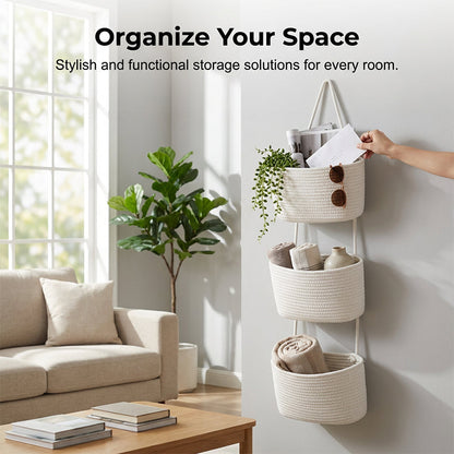 Aanrecht en vloer vol met rommel? Deze verticale hangorganizer benut de muur – ideaal voor kleine appartementen, geen vloerruimte nodig. 🧺✨