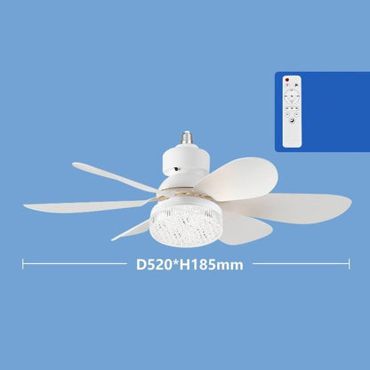 2-in-1 Verkoelende LED-plafondventilator