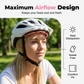 Siliconen binnenvoering voor een helm tegen plat haar