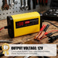 Universal 12V Motorcycle Battery Charger with Clamps