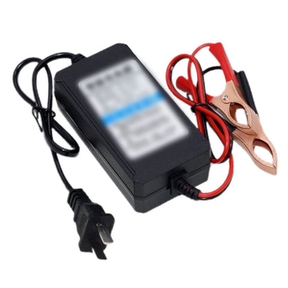 Universal 12V Motorcycle Battery Charger with Clamps