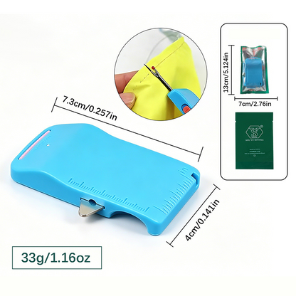 💞🧷3-in-1 magnetische naadgeleider met tornmesje