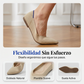 Flats de Punto con Punta Fina para Mujer