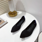 Flats de Punto con Punta Fina para Mujer