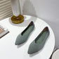 Flats de Punto con Punta Fina para Mujer