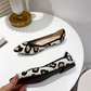 Flats de Punto con Punta Fina para Mujer