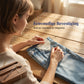 Kantborduursel Jeans Taillevergroter Patch Katoenen Zakversiering