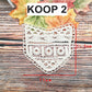 Kantborduursel Jeans Taillevergroter Patch Katoenen Zakversiering