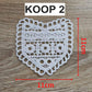 Kantborduursel Jeans Taillevergroter Patch Katoenen Zakversiering