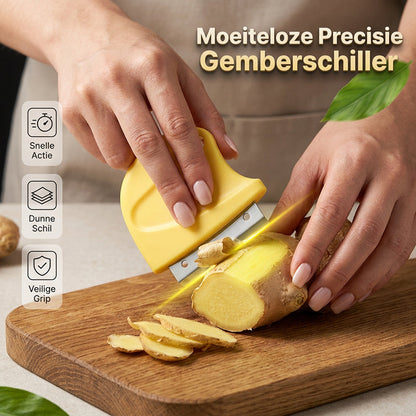 Multifunctionele roestvrijstalen schiller voor gember