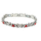 Modieuze magnetische armband met strass-steentjes