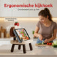 Schattige telefoonhouder in de vorm van een cartoonstoel