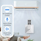 Slimme spraakbesturing USB airconditioner afstandsbediening met 7-kleuren nachtlampje