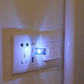 Slimme spraakbesturing USB airconditioner afstandsbediening met 7-kleuren nachtlampje