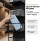 Ruimtebesparende organizer voor over de deur