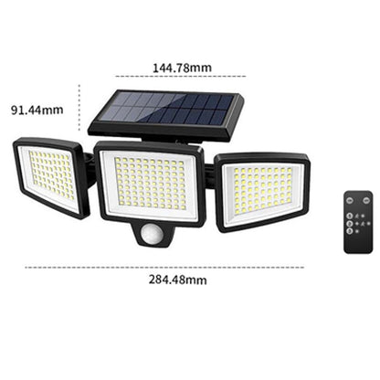 Zonne-energie buitenlamp met afstandsbediening