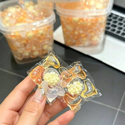 Sterk geconcentreerde geparfumeerde wascapsules