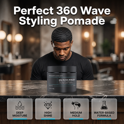 Wave Pomade - Haarpommade op Waterbasis met Medium Hold & Hoge Glans