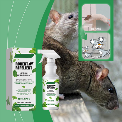 Natuurlijke Pepermuntolie Knaagdier Afweerspray