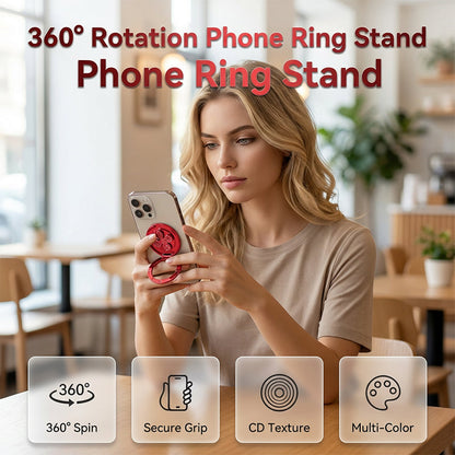 Draaiende Klaver Telefoonring Houder & Standaard