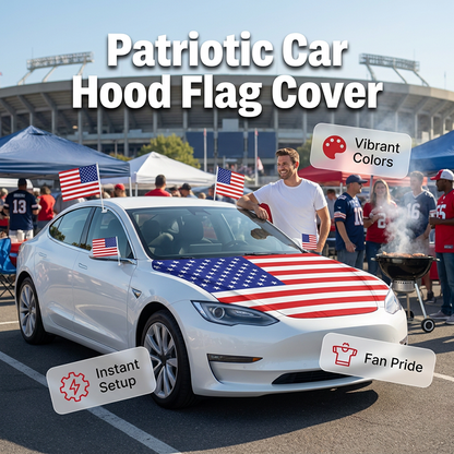Patriottische Auto Motorkap Vlag Hoes