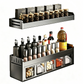 Boorvrij Keuken Kruidenrek Wandmontage Condiment Organizer