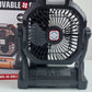 Oplaadbare Buitenventilator met Ophanghaak en Verlichting