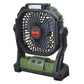 Oplaadbare Buitenventilator met Ophanghaak en Verlichting