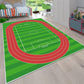 Voetbalveld Antislip Vloerkleed