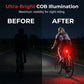 Slim Fiets Achterlicht met Rem- en Lichtsensor
